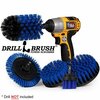 Drill Brush Power Scrubber By Useful Products 5 in W 7 in L Brush, Blue B-S-E542J-QC-DB